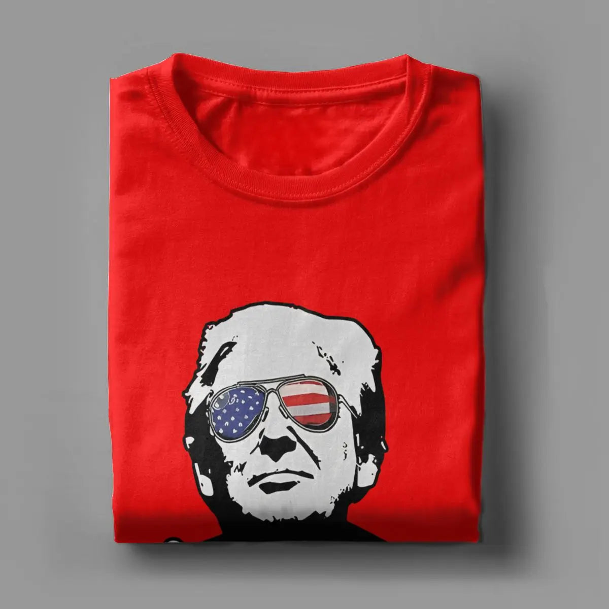 Shooting at Donald Trump Rally Outfits T-Shirts for Men Women Trump You Missed Vintage 100% Cotton Adult Cloth