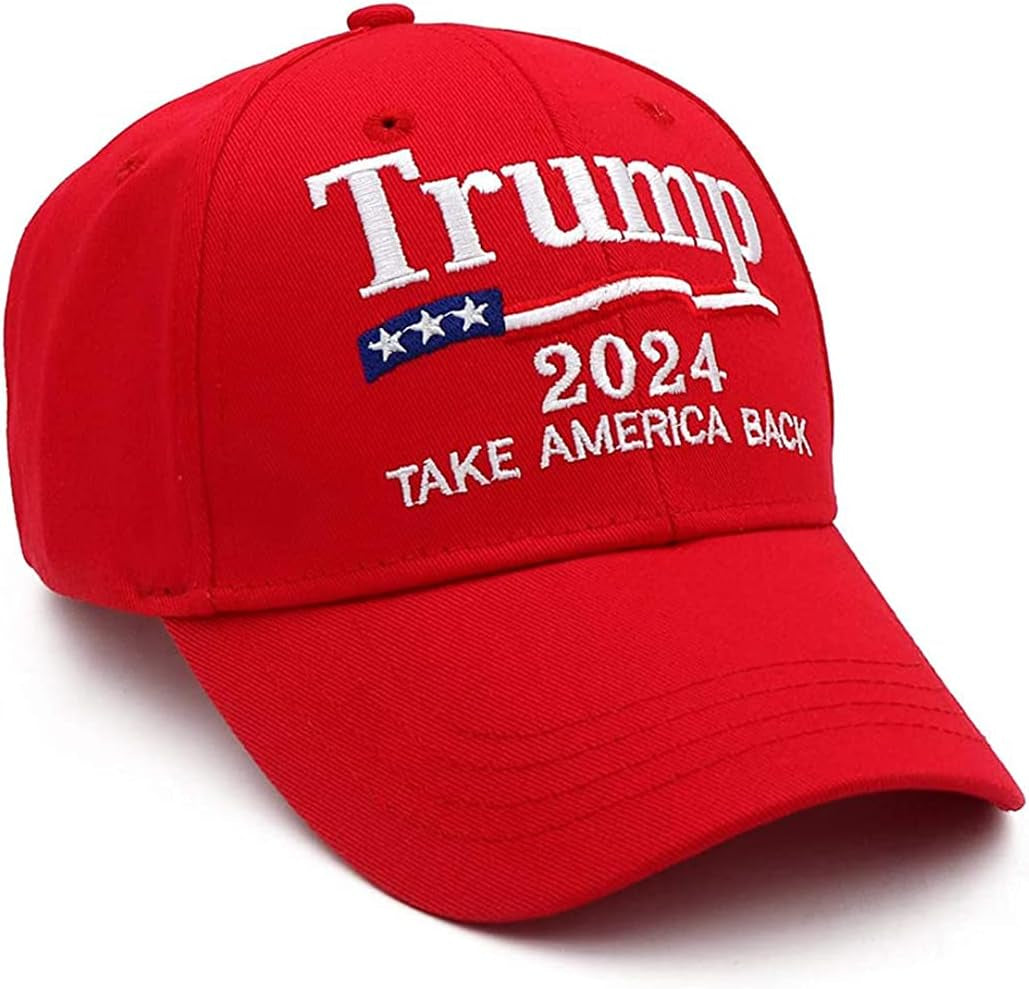 Trump 2024 Hat Keep America Great Take America Back Hat with USA Flag Embroidery Adjustable Baseball Cap