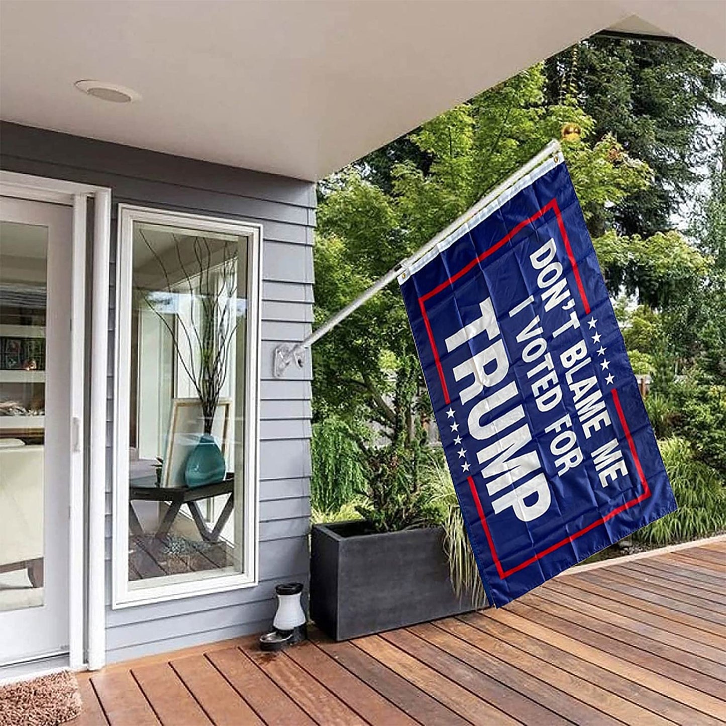 Don'T Blame Me I Voted for Trump Flag - Trump 2024 Flag, Re-Elect Trump Flag 2024 with Brass Grommets Patriotic Outdoor Indoor Decoration Banner, 3X5 Ft