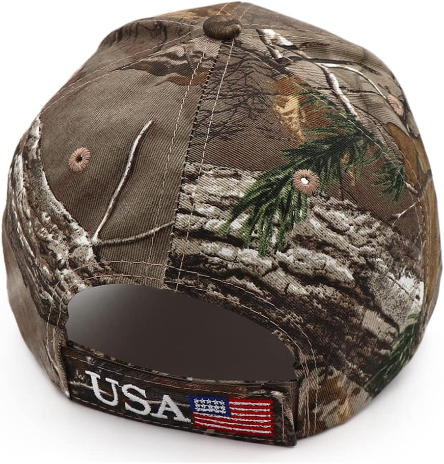 Trump 2024 Hat Donald Trump Hat 2024 MAGA Keep America Great Hat Camo USA Embroidered Adjustable Baseball Cap